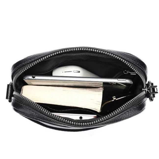Klassische Leder Slingtasche
