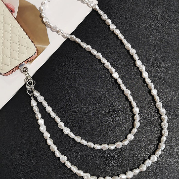 Elegante mehrschichtige Perlenkette Karnz