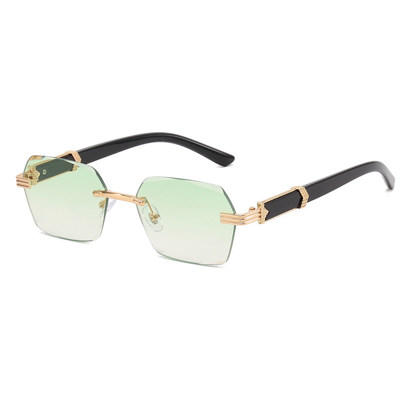 Damen Trendige geometrische Sonnenbrille Karnz
