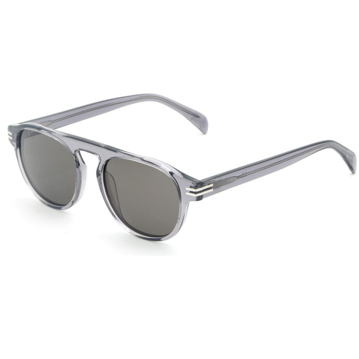 Damen modische Sonnenbrille mit schmalem Rahmen und stylischen Akzenten Karnz