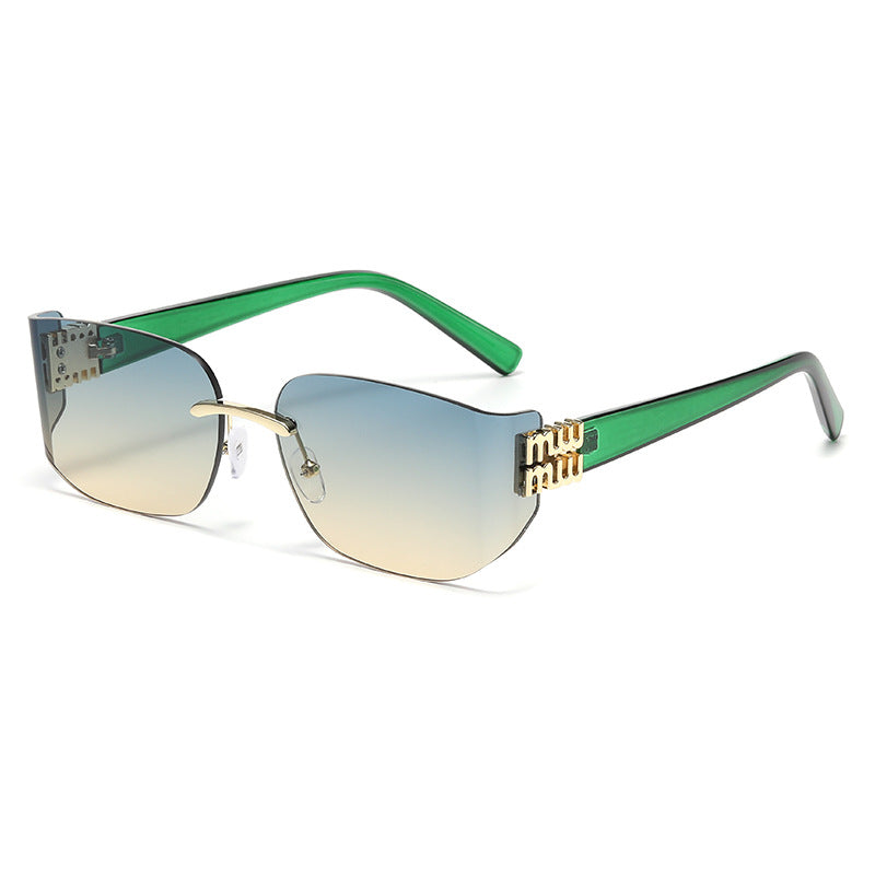 Stylische Eckige Sonnenbrille