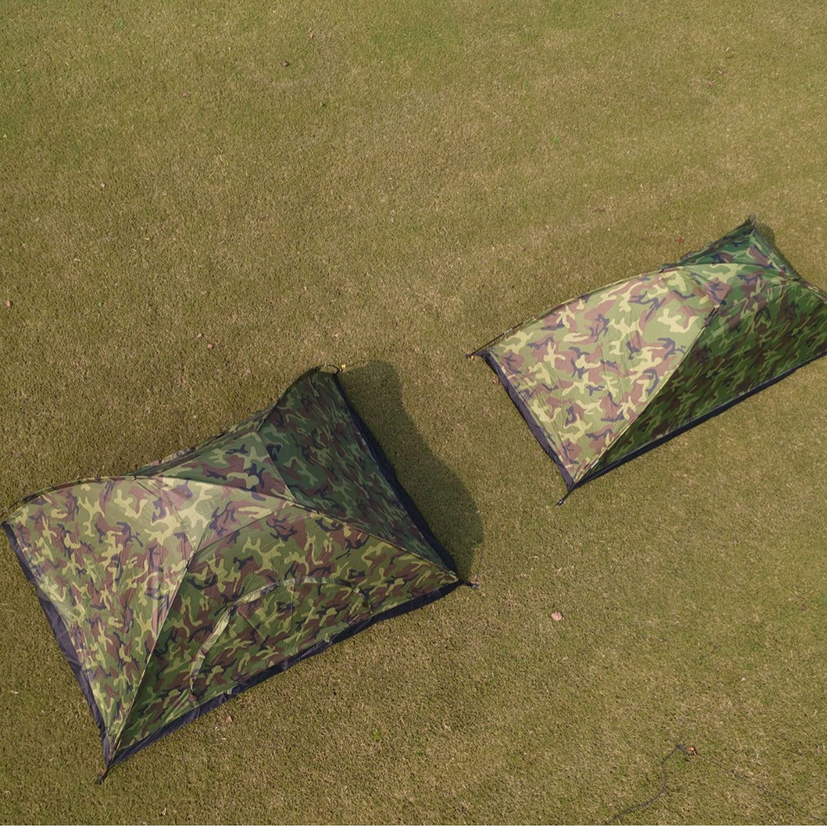 Unisex Tragbares Campingzelt mit Camouflage-Muster Karnz