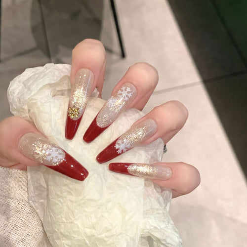Luxuriöses Stiletto Nagel Kunst Set Karnz