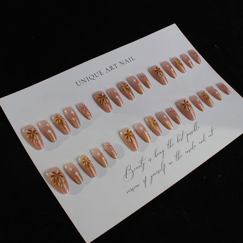 Handgefertigtes Press-On Nagelkunst-Set Karnz