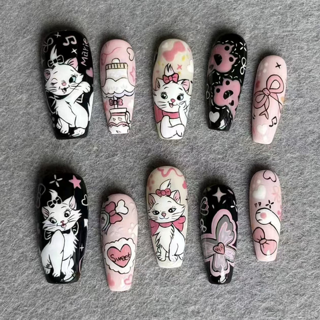 Verspieltes Charakter-Nagelkunst-Design-Kit Karnz
