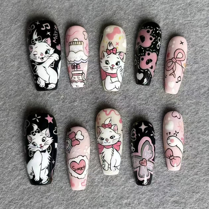 Verspieltes Charakter-Nagelkunst-Design-Kit Karnz