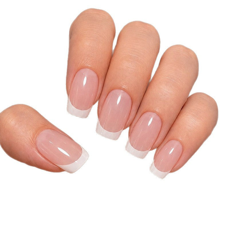 Klassisches Französisches Nageltip Acrylset Karnz