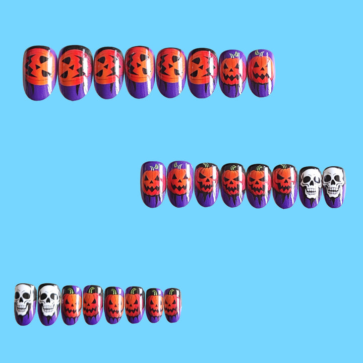 Halloween Nail Art Kunstnägel Karnz