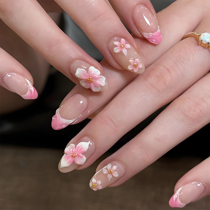 Floral Art Press-On Nail Set Karnz