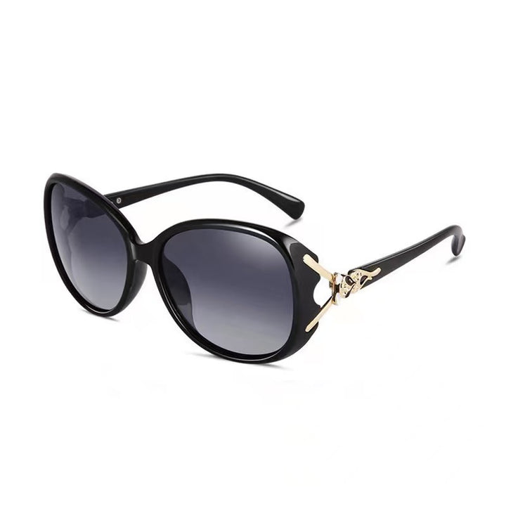 Damen glamouröse Oversize-Sonnenbrille Karnz