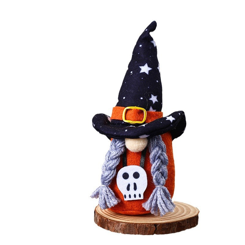Dekorative Halloween Gnome Figur Karnz