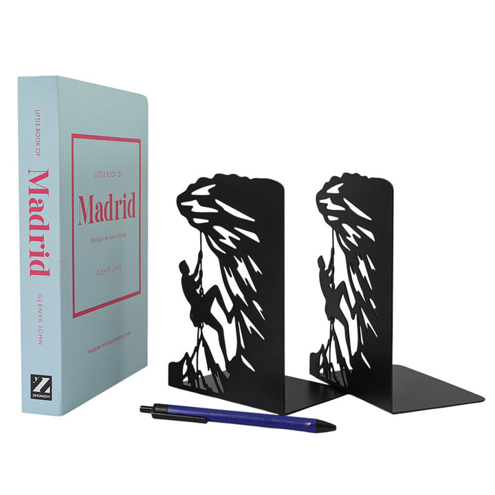 Klettern-Themen Metall Buchstütze Skulptur