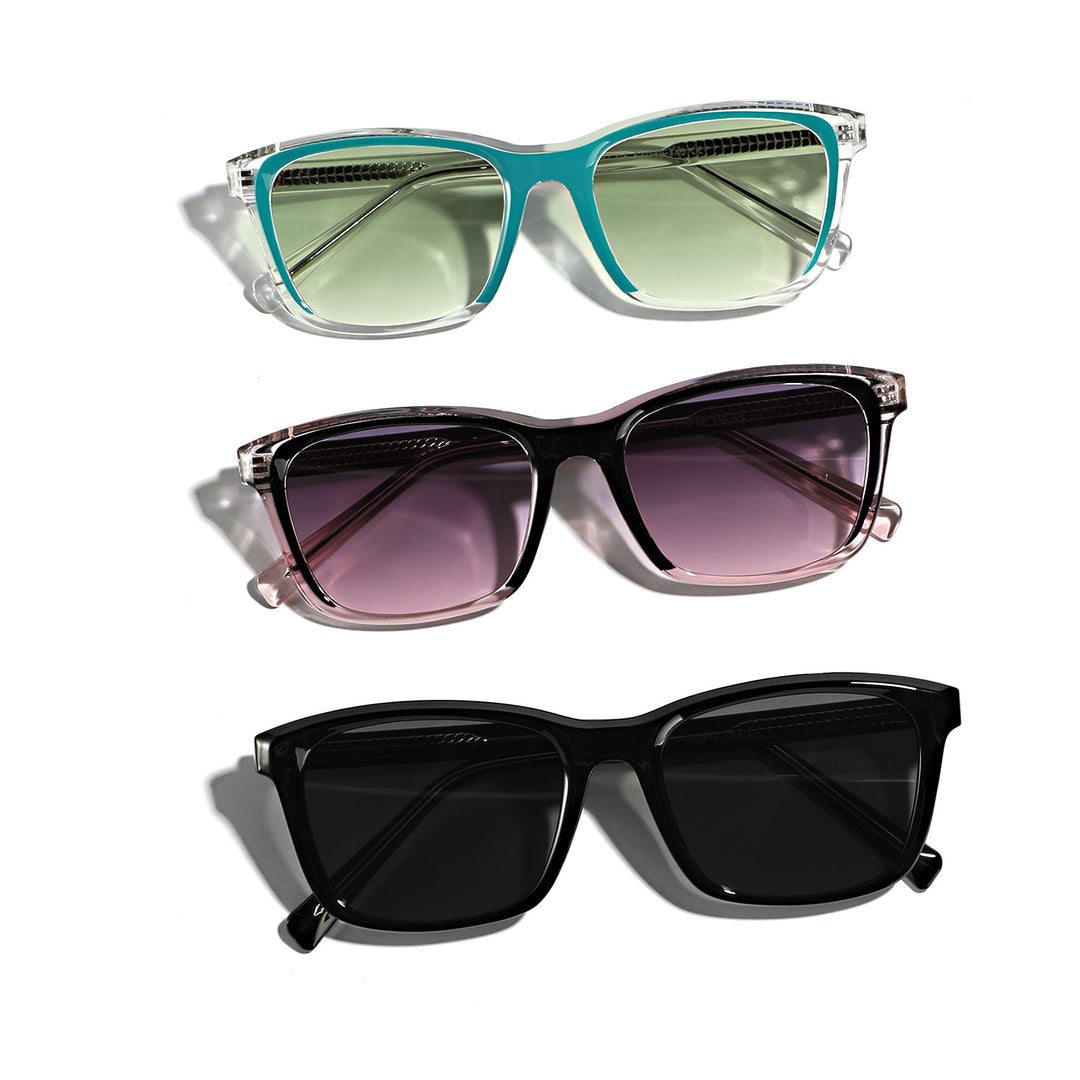 Damen modische Sonnenbrille mit stylish und schützendem Gläsern Karnz