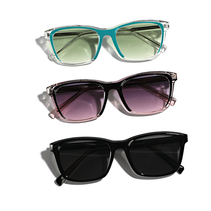 Damen modische Sonnenbrille mit stylish und schützendem Gläsern Karnz