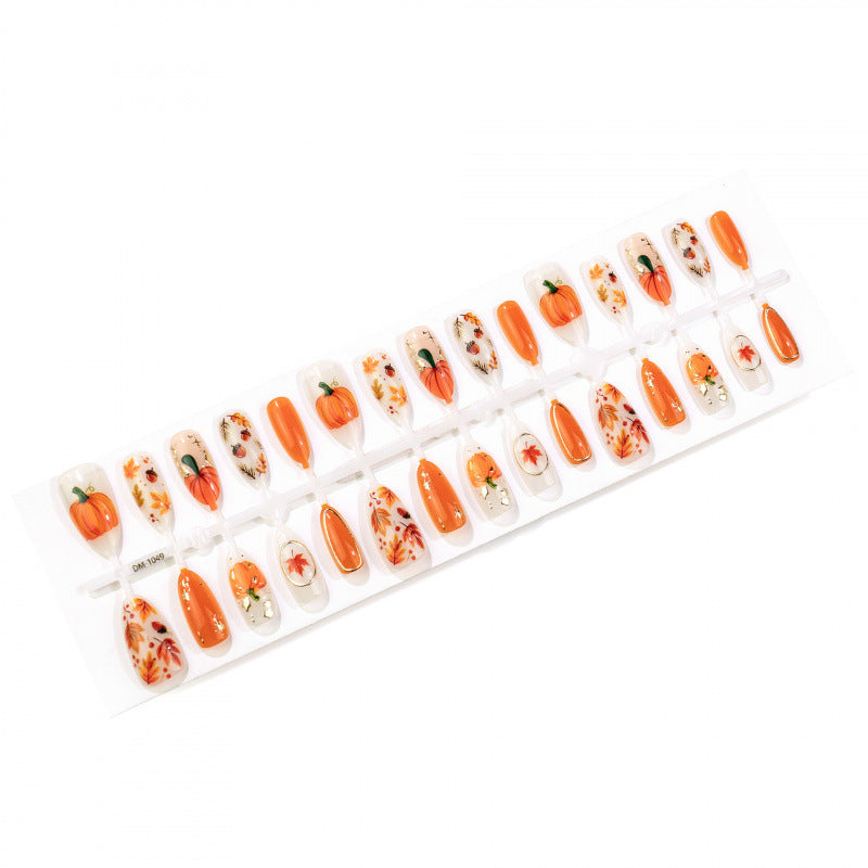 Herbst Themed Press-On Nagelkunst Set