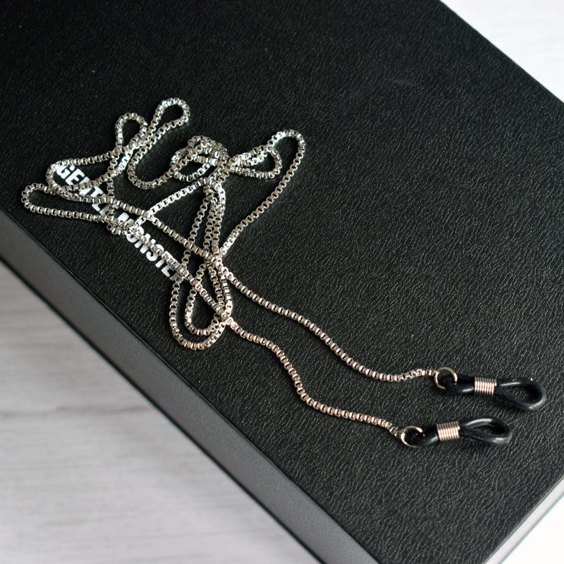 Premium Metall Brillen Kette Karnz
