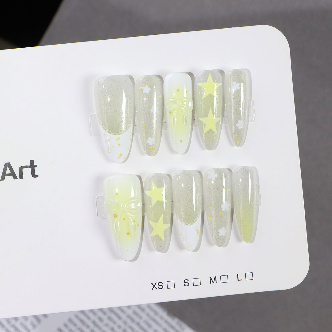 Sternen-Themen Press-On Nagelkunst Set Karnz
