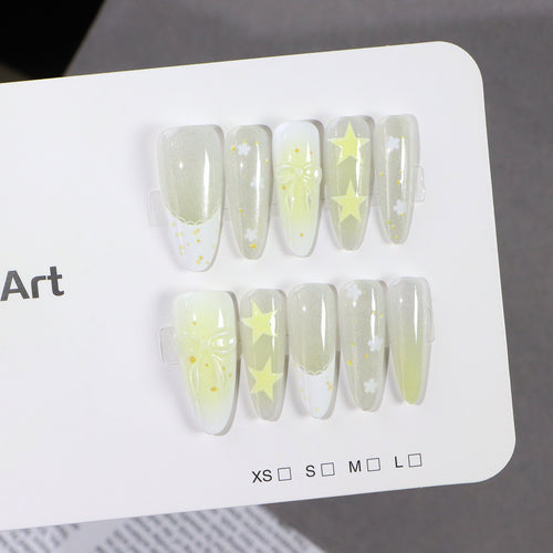 Sternen-Themen Press-On Nagelkunst Set Karnz