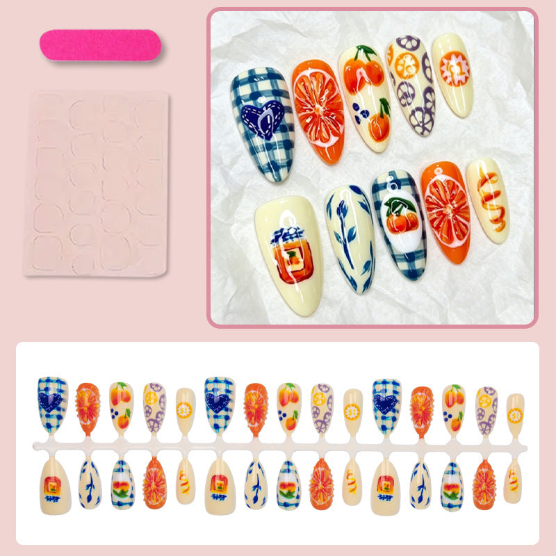 Kreative Frucht Nagelkunst Karnz
