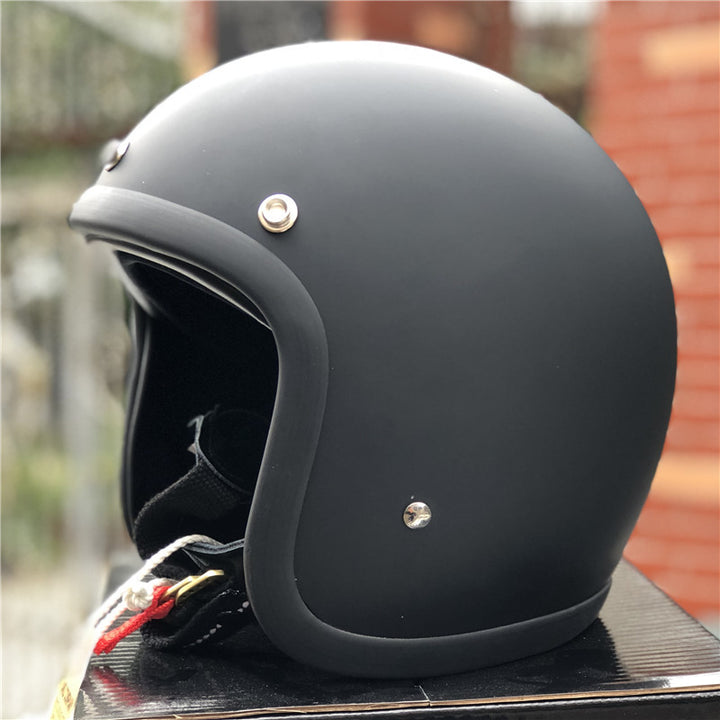 Retro Open-Face Motorradhelm Karnz