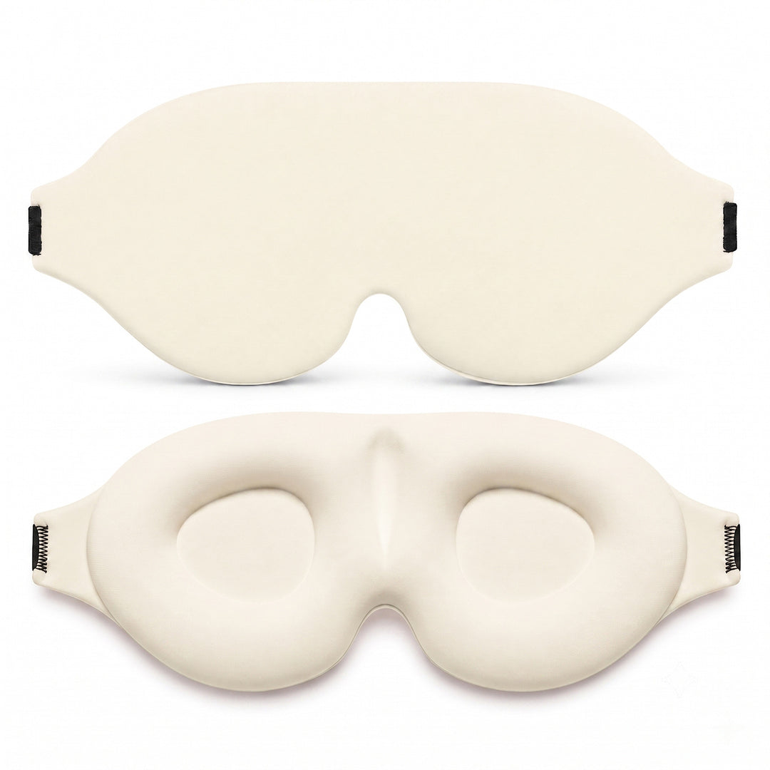 Skulptierte ergonomische Augenmaske aus Memory-Schaum fürs Schlafen Karnz