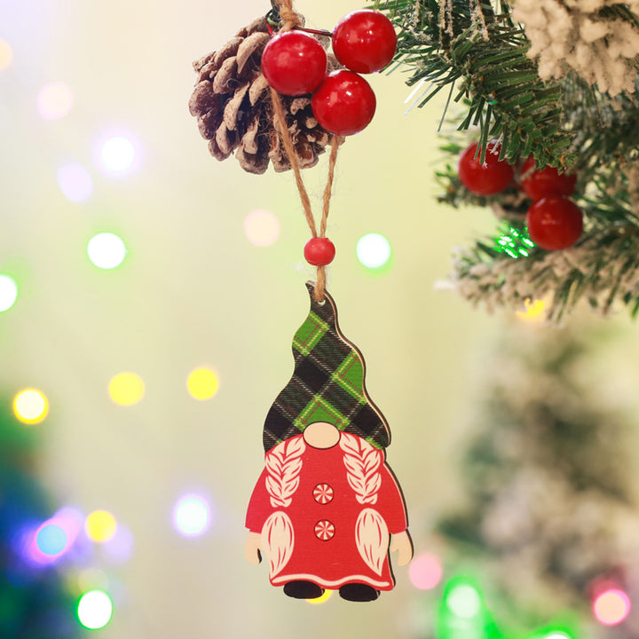 Dekorative Weihnachtsgnom Anhänger Karnz