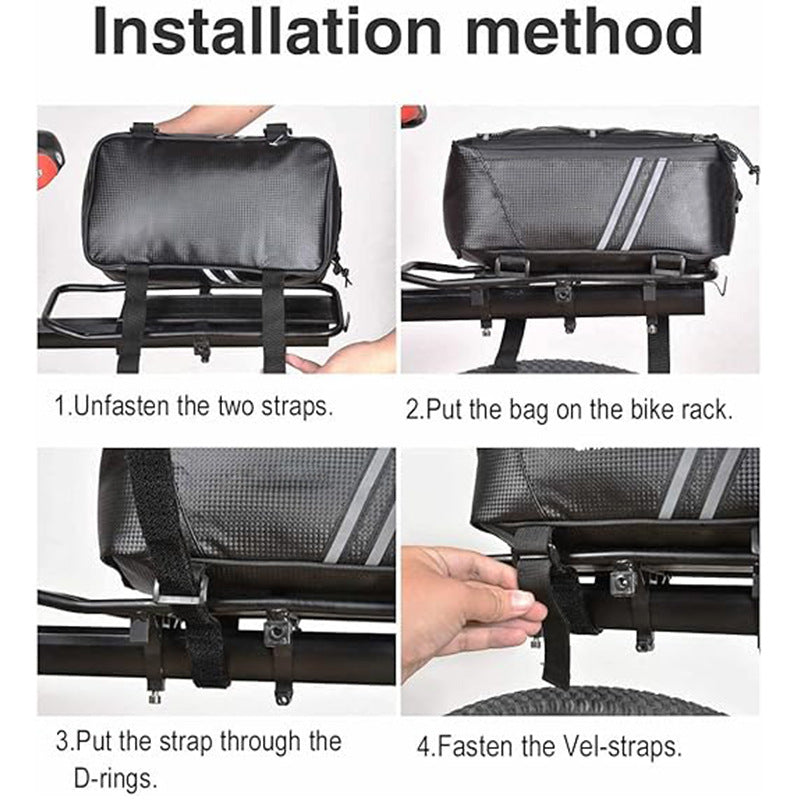 Fahrradtasche mit Praktischer Montagehalterung Karnz