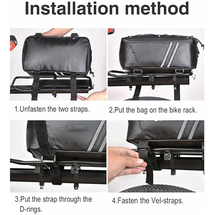 Fahrradtasche mit Praktischer Montagehalterung Karnz