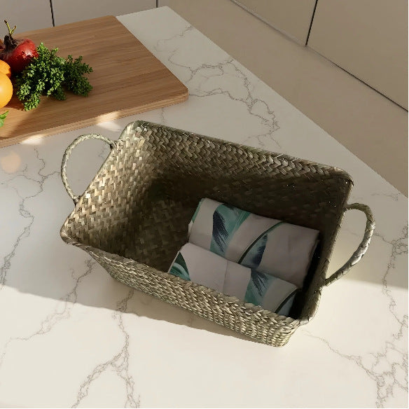 Damen Korb mit handgewebtem Design Karnz