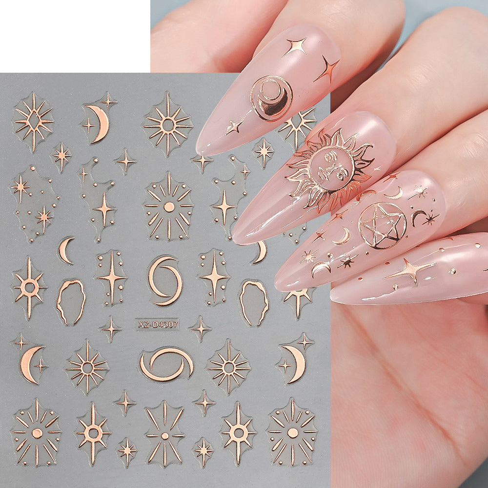 Nagelkunst Dekorative Folienaufkleber