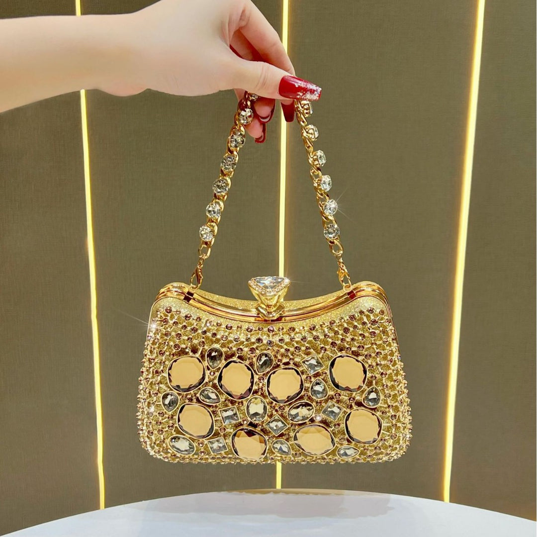 Opulente Bejeweled Abendtasche