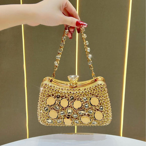 Opulente Bejeweled Abendtasche