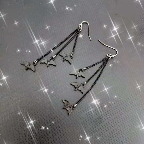 Gothic Bat Hänger Ohrringe Karnz