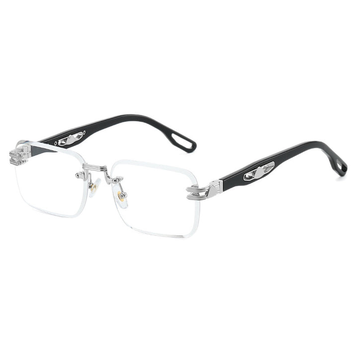 Damen stilvolle quadratische Korrektionsbrille Karnz