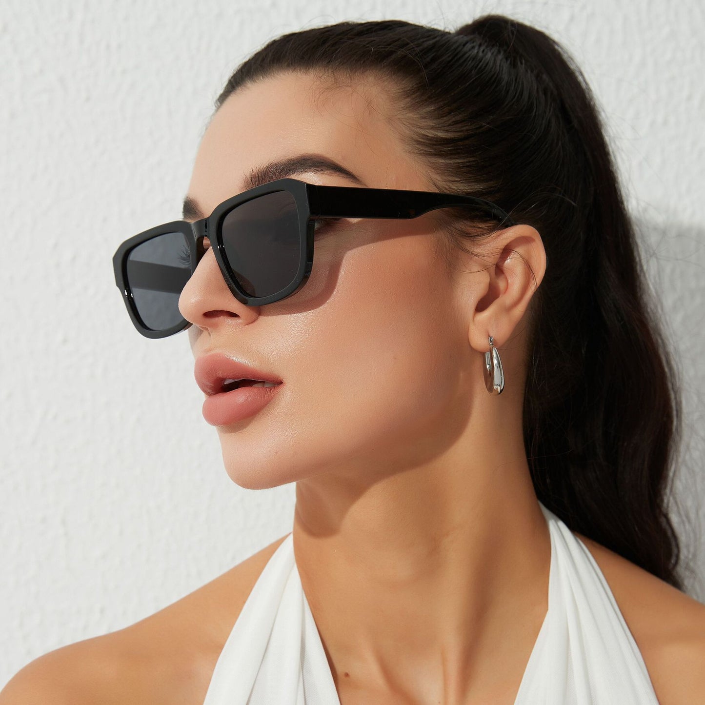 Damen moderne Sonnenbrille im chicen Oversized-Stil Karnz