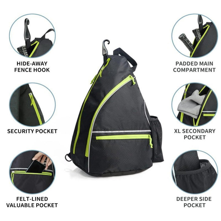 Pickleball Rucksack mit Multifunktionalen Fächern Karnz