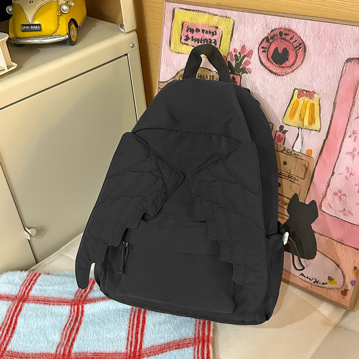 Verspielter Flügel-Design Rucksack