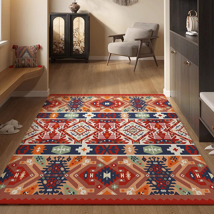 Vibrant Geometric Outdoor Teppich