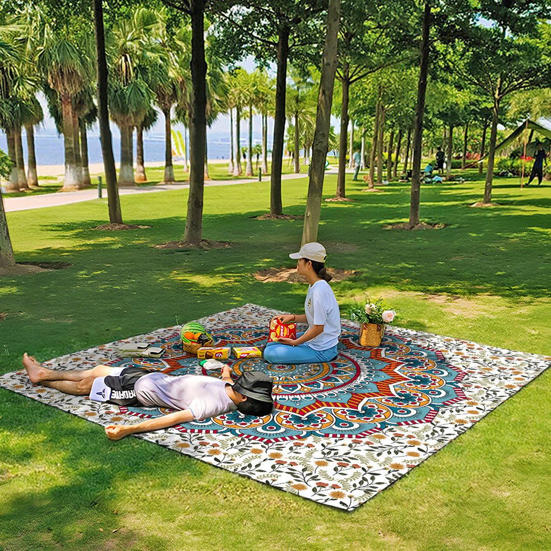 Mandala Design Strandmatte Karnz