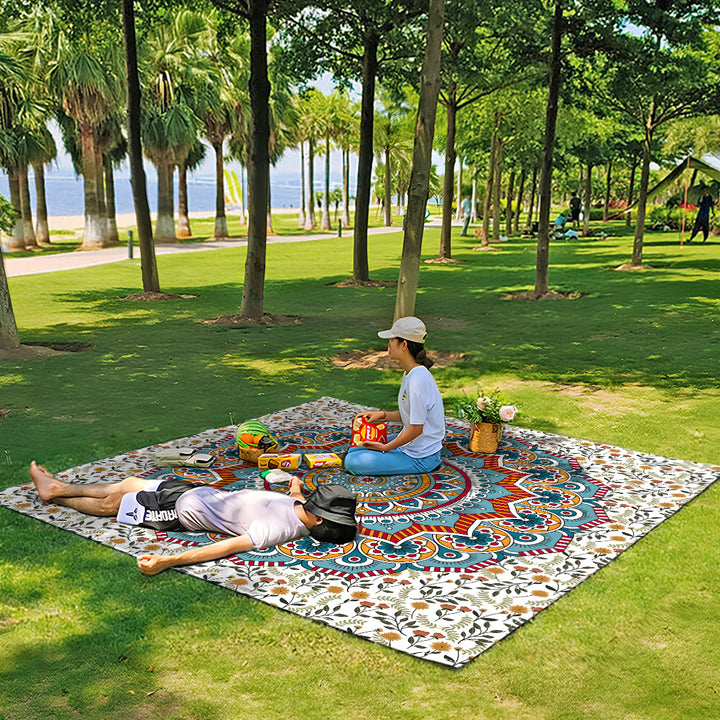 Mandala Design Strandmatte Karnz