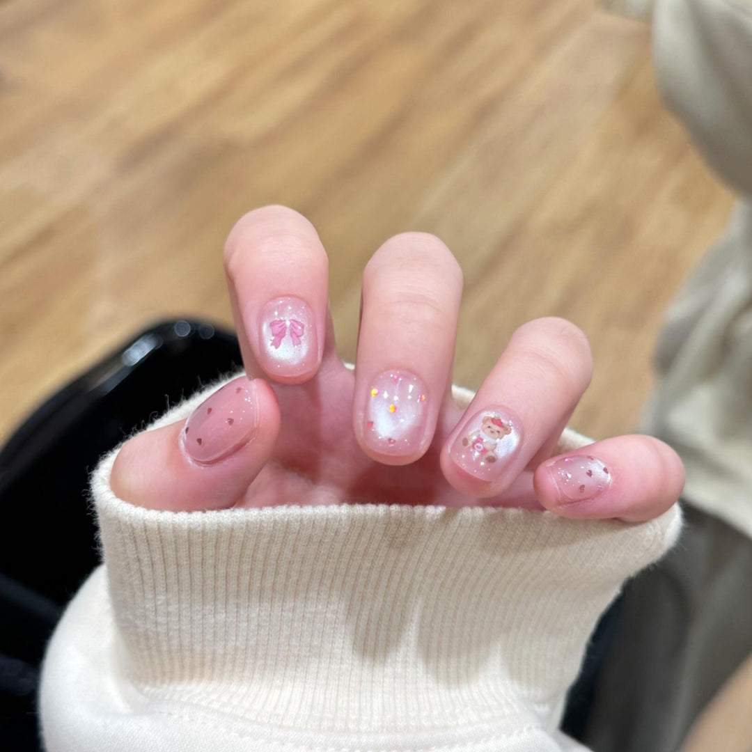Künstliche Nail Art Spitzen mit Romantischen Motiven Karnz