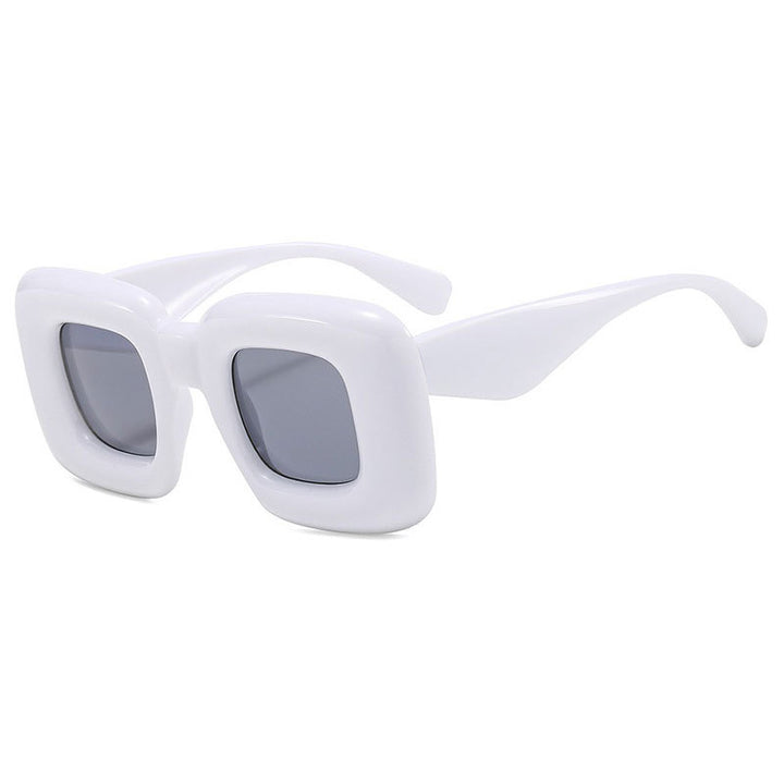 Modisch Chunky Quadratische Rahmen Sonnenbrille