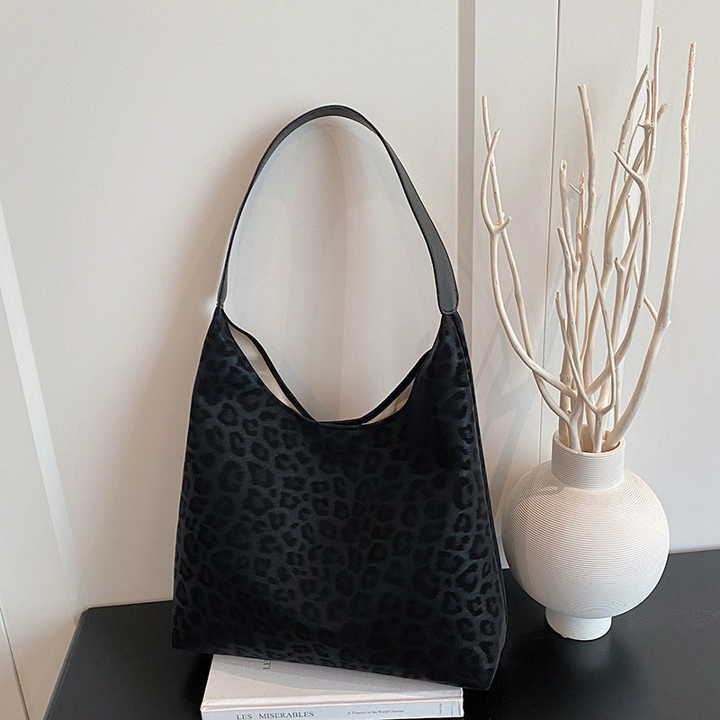 Chic Leopardenmuster Hobo Tasche