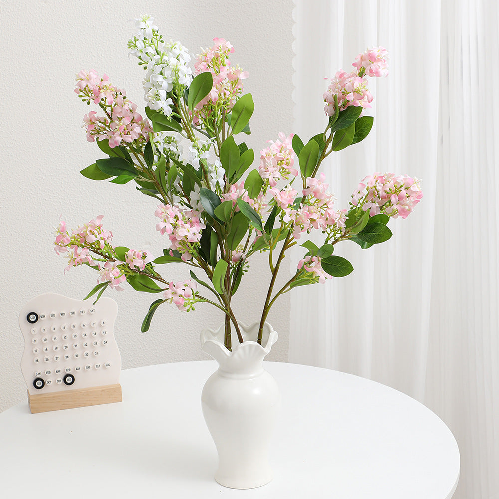 Künstlicher Blütenzweig mit leuchtenden Blüten Karnz