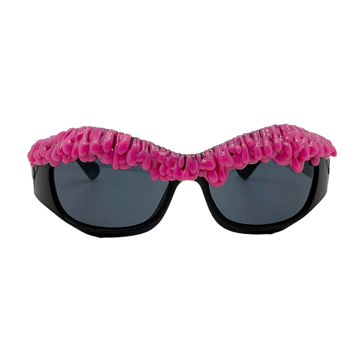 Damen kreative Sonnenbrille mit innovativem Strukturrahmen Karnz