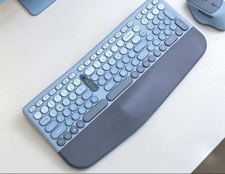 Ergonomische Wireless Tastatur und Maus Combo Karnz
