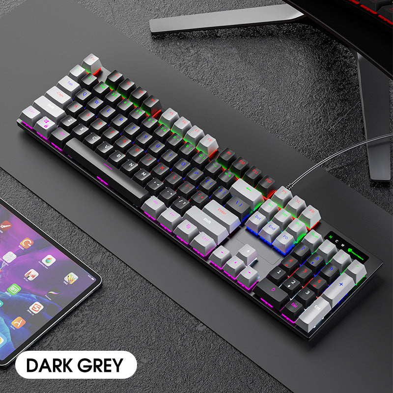 Ergonomische RGB Mechanische Gaming-Tastatur Karnz
