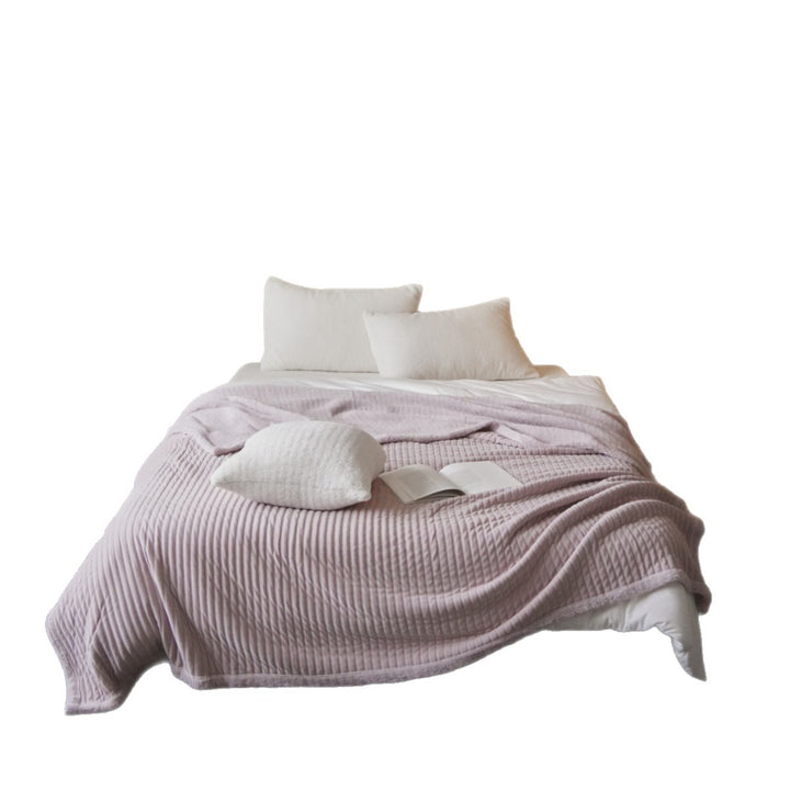 Gepolsterte Plüsch wendbare Kuscheldecke