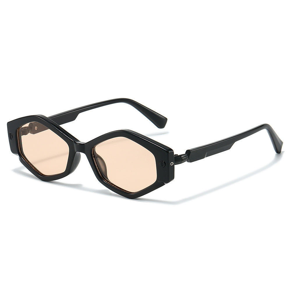 Modische hexagonale Sonnenbrille Karnz