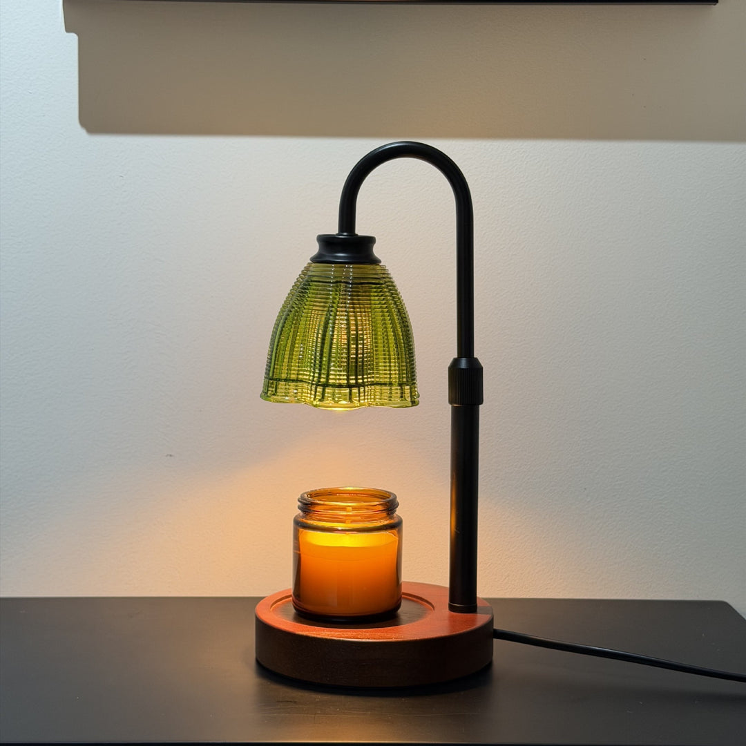 Elegante Tischlampe aus Glas